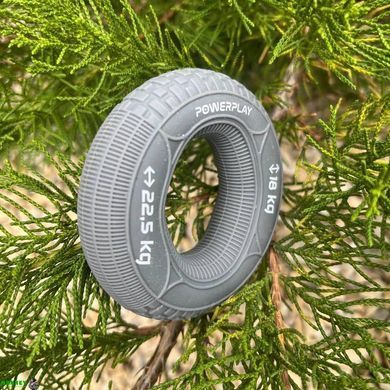 Эспандер кистевой силиконовый PowerPlay PP-4330 Hand Grip Loops Medium 18-22,5-36 кг. Серый