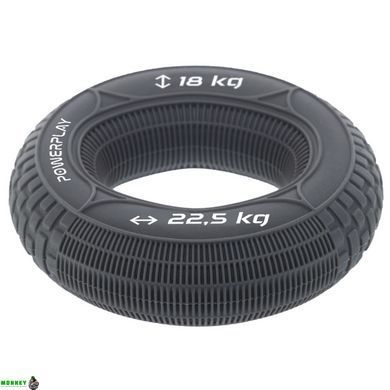 Эспандер кистевой силиконовый PowerPlay PP-4330 Hand Grip Loops Medium 18-22,5-36 кг. Серый