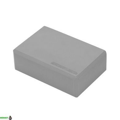 Блок для йоги SportVida EVA 23 x 15 x 7.6 см SV-EZ0067 Grey