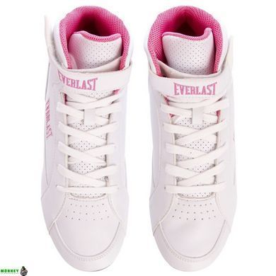 Боксерки жіночі EVERLAST JUMP ELW65C розмір 37,5-40,5 бELW65C Білий-рожевий US-9, RUS-40 (25см)