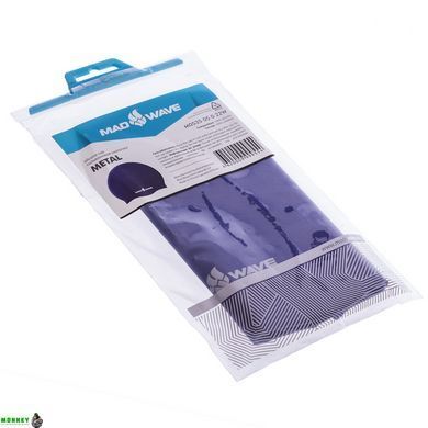 Шапочка для плавання MadWave METAL M053505 Синій (силікон,)