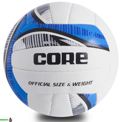 Мяч волейбольный COMPOSITE LEATHER CORE CRV-037 (COMPOSITE LEATHER, №5, 3 слоя, сшит вручную)