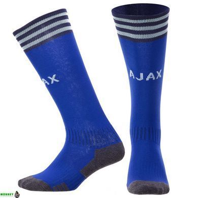 Гетры детские с символикой футбольного клуба AJAX AWAY 2022 ETM2230-AJ1 (размер 32-39, синий)