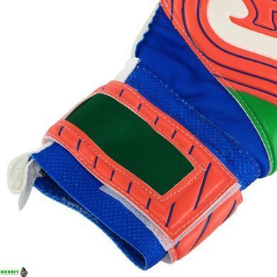 Перчатки вратарские Joma BRAVE 401183-220 (латекс, Белый-красный-синий 9 размер)