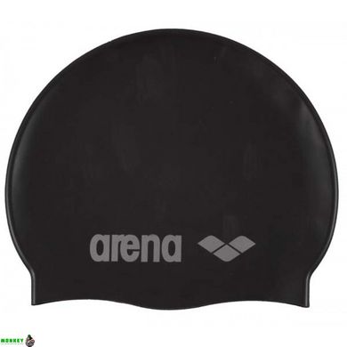 Шапка для плавання Arena CLASSIC SILICONE JR чорний Діт OSFM