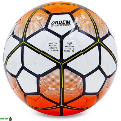 Мяч футбольный №5 PU VELO HYDRO TECHNOLOGY SHINE PREMIER LEAGUE FB-5827 (№5, 5 сл., сшит вручную)