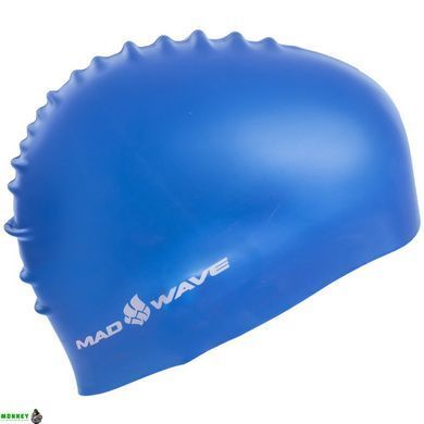 Шапочка для плавання MadWave METAL M053505 Синій (силікон,)