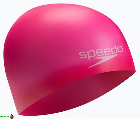 Шапка для плавания Speedo MOULDED SILC CAP JU Розовый Дет OSFM