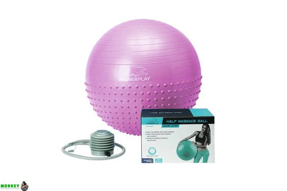 Мяч для фитнеса PowerPlay 4003 75см Light-purple + насос