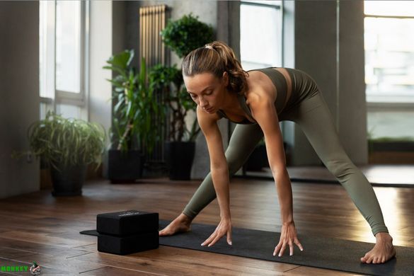 Блок для йоги PowerPlay 4006 Yoga Brick Чорний