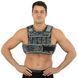 Жилет обтяжувач із регульованою вагою LiveUp WEIGTH VEST LP8195-10 вага-1-10кг чорний-сірий