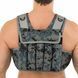 Жилет обтяжувач із регульованою вагою LiveUp WEIGTH VEST LP8195-10 вага-1-10кг чорний-сірий