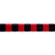 Массажер-палка роликовый 9 массажеров PRO-SUPRA Massager Bar MS-06-9 черный-красный