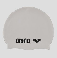 Шапка для плавания Arena CLASSIC SILICONE белый Уни OSFM