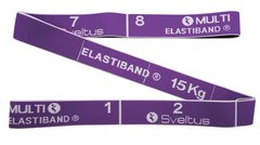 Еспандер для фітнесу універсальний Sveltus Multi Elastiband 15 кг Фіолетовий (SLTS-0133)