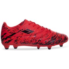 Бутсы футбольная обувь DIFENO 20517B-2 RED/BLACK размер 40-45 (верх-PU, красный-черный)