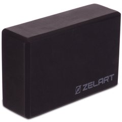 Блок для йоги Zelart FI-2572 (MD1219) (EVA, р-р 23x15x8см, цвета в ассортименте)