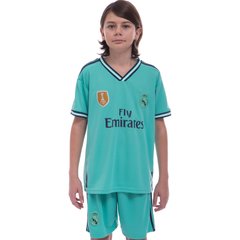 Форма футбольна дитяча REAL MADRID резервна 2020 SP-Planeta CO-1058 (р-р 20-28-6-14років, 110-155см, м&#39;ятний)