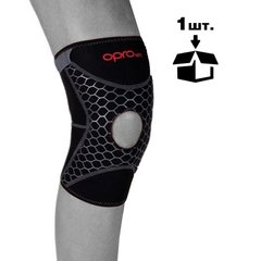 Наколенник спортивный OPROtec Knee Support with Open Patella XL Black (TEC5729-XL)