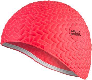 Шапка для плавання Aqua Speed ​​BOMBASTIC TIC-TAC 5723 червоний Жін OSFM