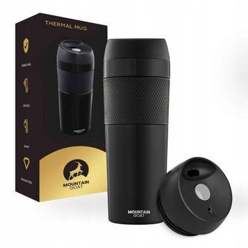 Термокружка Mountain Goat Travel 0.4 л Black (P-5907739315694)