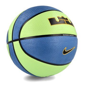 Мяч баскетбольный Nike PLAYGROUND 2.0 8P L JAMES DEFLATED LIME GLOW/BK/UNIVERSITY GOLD/BLACK size 7