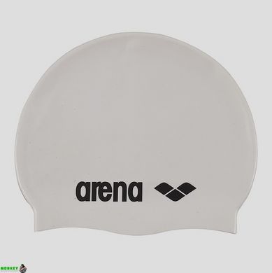 Шапка для плавання Arena CLASSIC SILICONE білий Уні OSFM