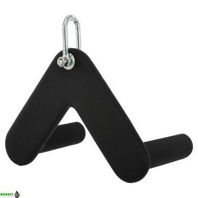 Рукоятка для тяги з вузьким хватом LiveUp LP8321 23,5 см чорний