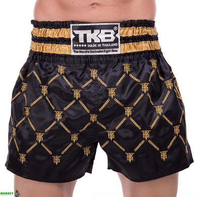 Шорты для тайского бокса и кикбоксинга TOP KING TKTBS-211 XS-XXL черный-золотой