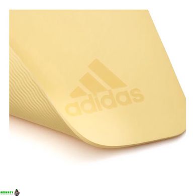 Коврик для йоги Adidas Premium Yoga Mat желтый Уни 176 х 61 х 0,5 см