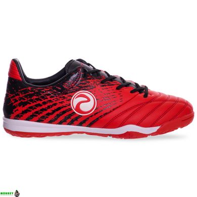 Взуття для футзалу чоловіче SP-Sport 170904A-3 RED/BLACK/WHITE розмір 40-45 (верх-PU, червоний-чорний)