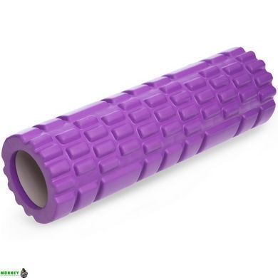 Роллер для йоги и пилатеса (мфр ролл) SP-Sport Grid Combi Roller FI-0457 Черный 30см