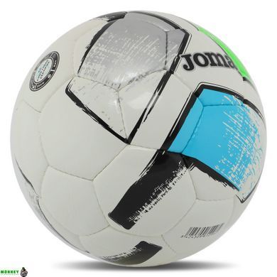 Мяч футбольный Joma DALI II 400649-211-T5 №5 серый-зеленый-синий