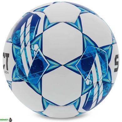 М'яч футбольний SELECT FUSION V23 №5 білий-синій