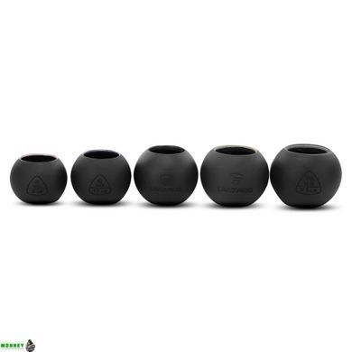 Гіря-дзвін чавунна пофарбована BALL BELL LiveUp LP8047-18LB вага 8кг чорний