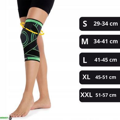 Фиксатор (бандаж) для колена 4FIZJO 1 шт Size XXL (P-5907739317810)