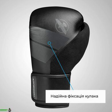 Боксерські рукавиці Hayabusa S4 - Чорні 12oz (Original) Шкіра