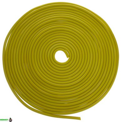 Жгут эластичный трубчатый Zelart FI-6253-1 диаметр-5x8мм, длина-10м желтый