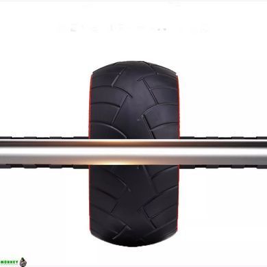 Ролик (гімнастичне колесо) для преса 4FIZJO Ab Wheel XL Black/Red (P-5907739312747)