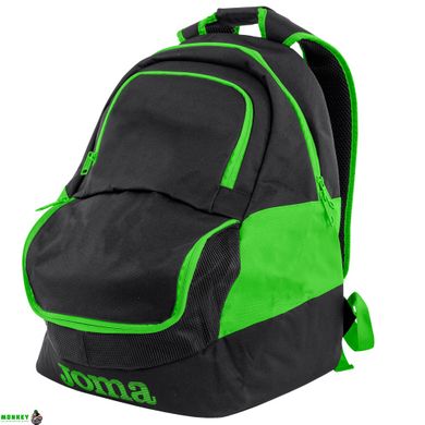 Рюкзак Joma DIAMOND II черно-зеленый Уни 47х32х32см
