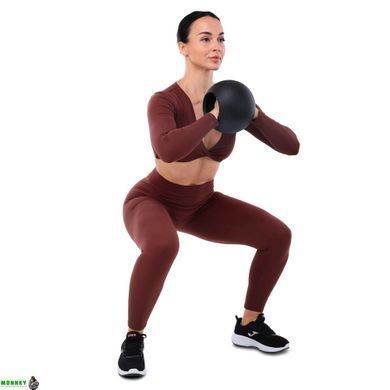 Гіря-дзвін чавунна пофарбована BALL BELL LiveUp LP8047-18LB вага 8кг чорний