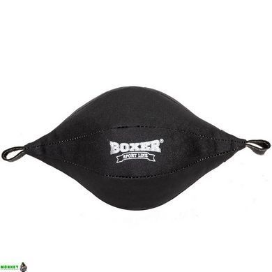 Груша набивная на растяжках BOXER 1016-01 55х26см черный