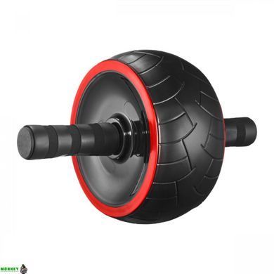 Ролик (гімнастичне колесо) для преса 4FIZJO Ab Wheel XL Black/Red (P-5907739312747)