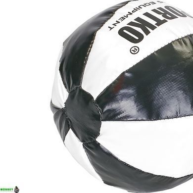 Груша набивная подвесная SPORTKO GP-1 Черный-белый 50x24см