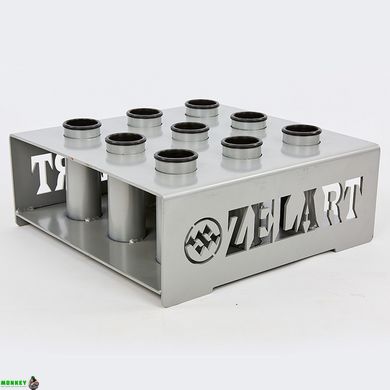 Стойка для грифов вертикальная Zelart TA-8222 размер-44х44х16см серый