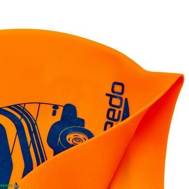 Шапочка для плавання SPEEDO SLOGAN PRINT 808385C859 помаранчевий-синій