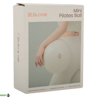 М'яч для пілатесу та йоги BLOOM MINI PILATES BALL LB7001-30 30 см білий