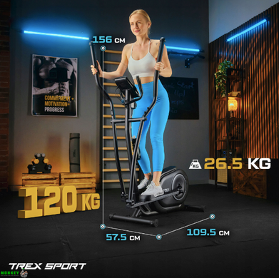Орбитрек Trex Sport TX-400CT Dash магнитный черный