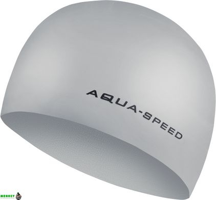 Шапка для плавання Aqua Speed ​​3D CAP 5755 сріблястий Уні OSFM