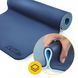 Килимок (мат) спортивний 4FIZJO TPE 180 x 60 x 1 см для йоги та фітнесу Blue/Sky Blue (P-5907739317094)